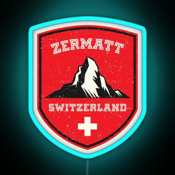 Zermatt Switzerland RGB Neon Sign
