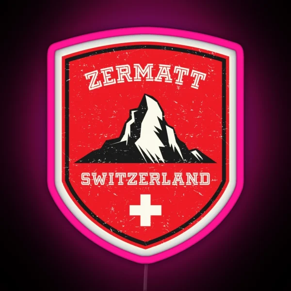 Zermatt Switzerland RGB Neon Sign