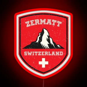 Zermatt Switzerland RGB Neon Sign