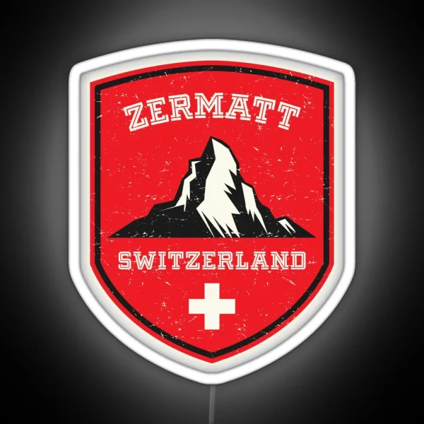 Zermatt Switzerland RGB Neon Sign