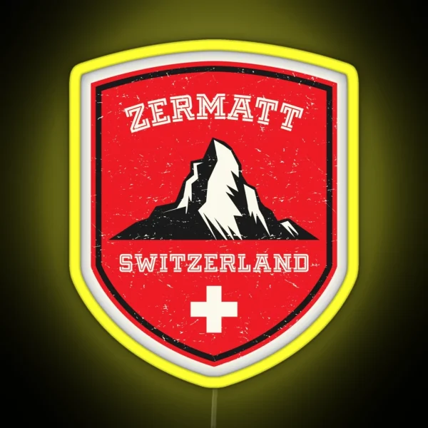 Zermatt Switzerland RGB Neon Sign