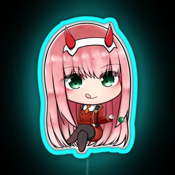 Zero Two 002 RGB Neon Sign