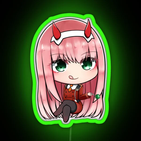 Zero Two 002 RGB Neon Sign