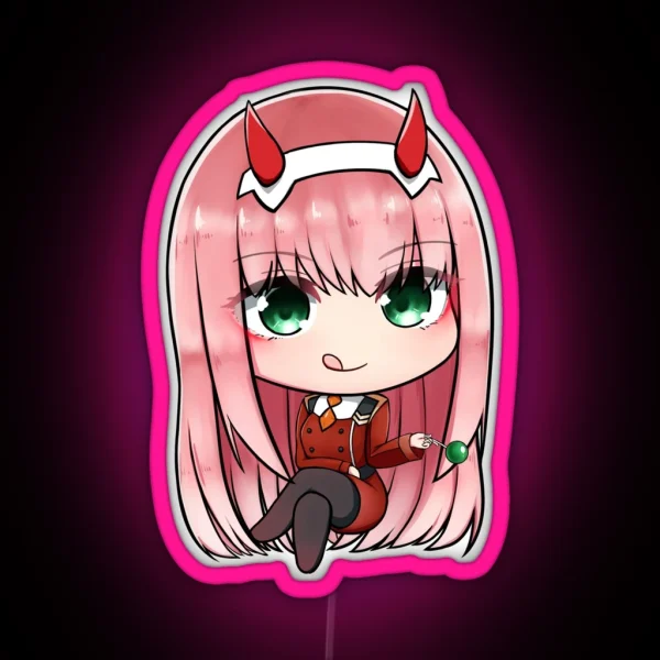 Zero Two 002 RGB Neon Sign