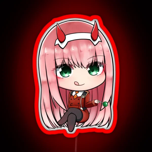 Zero Two 002 RGB Neon Sign