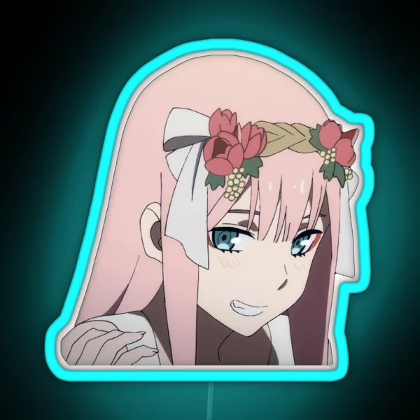 Zero Two Best Grill Smile RGB Neon Sign