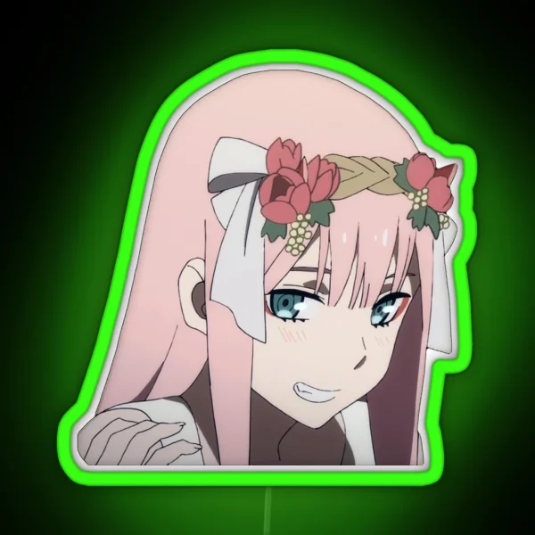 Zero Two Best Grill Smile RGB Neon Sign