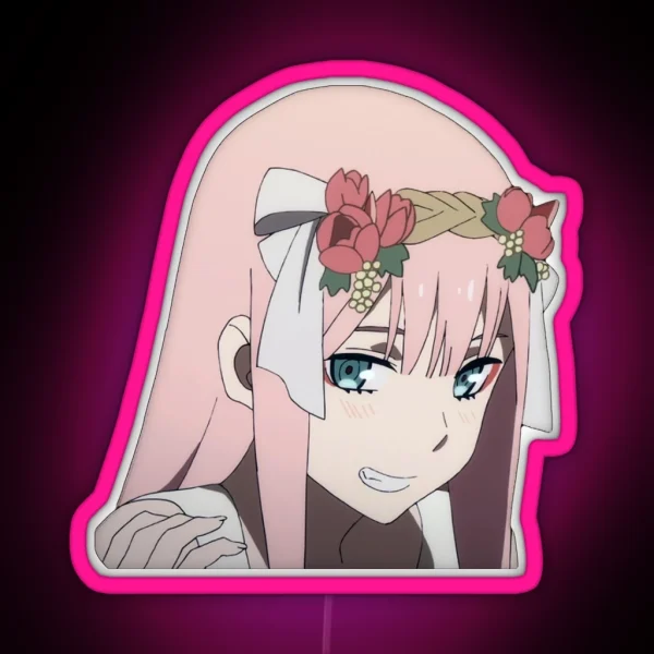 Zero Two Best Grill Smile RGB Neon Sign