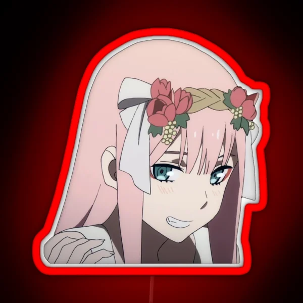 Zero Two Best Grill Smile RGB Neon Sign