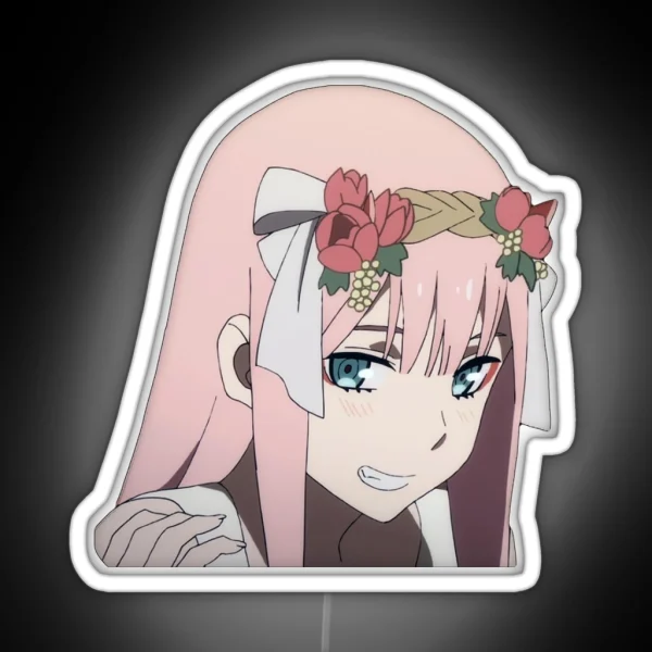 Zero Two Best Grill Smile RGB Neon Sign