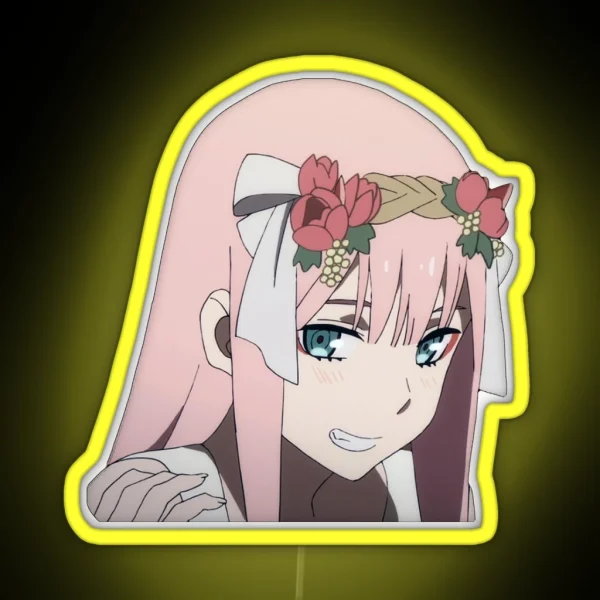 Zero Two Best Grill Smile RGB Neon Sign