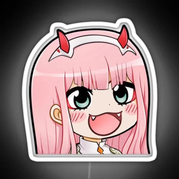 Zero Two Chibi RGB Neon Sign