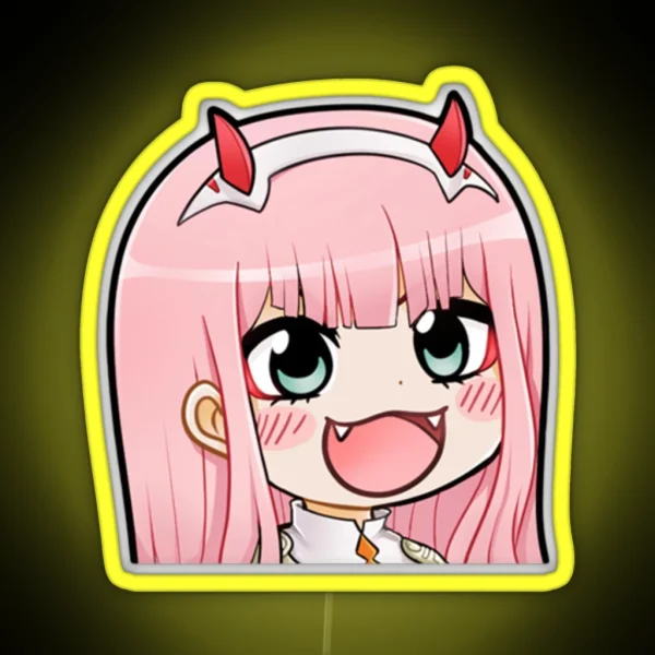 Zero Two Chibi RGB Neon Sign