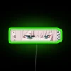 Zettou Darling from Darling in the Franxx Manga with Neon Sign Background