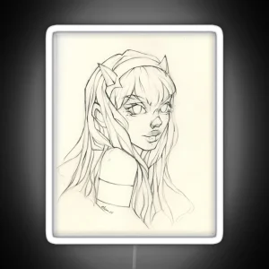 Zero Two Fan RGB Neon Sign