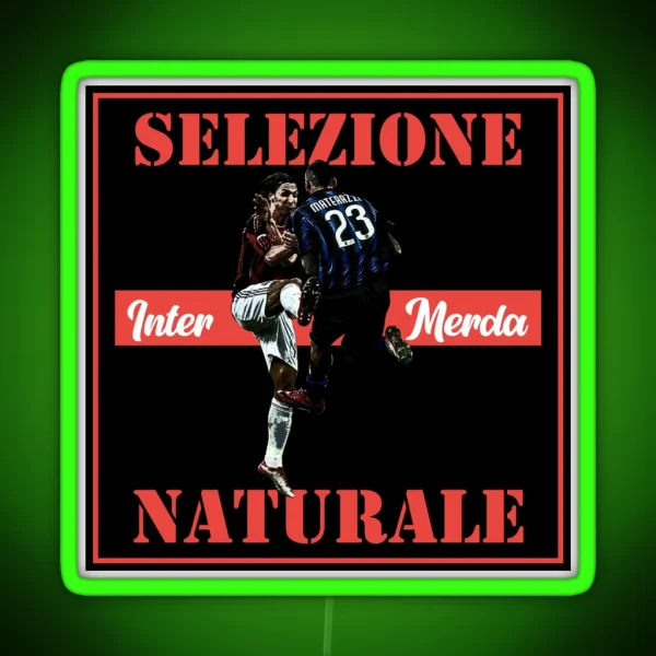 Zlatan Vs Materazi RGB Neon Sign