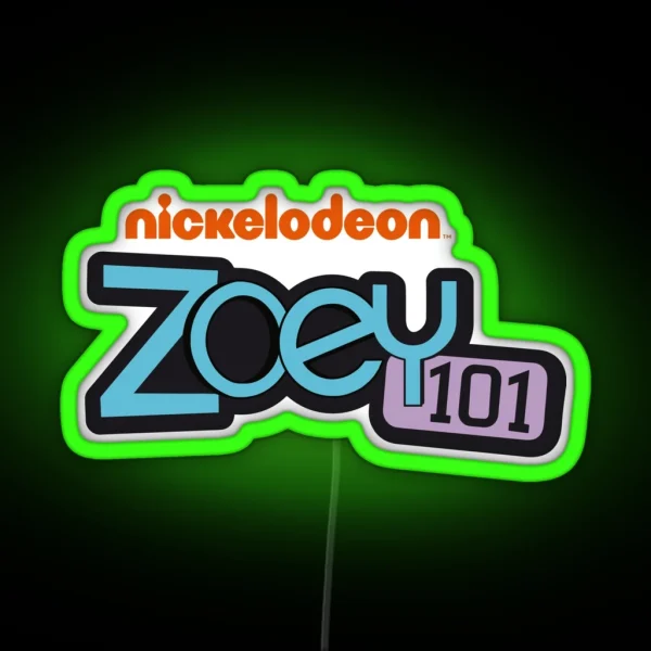 Zoey 101 Logo Vector RGB Neon Sign