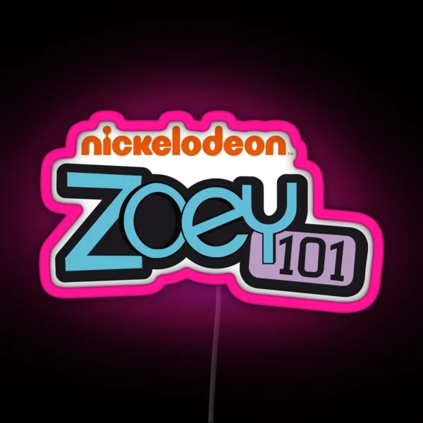 Zoey 101 Logo Vector RGB Neon Sign