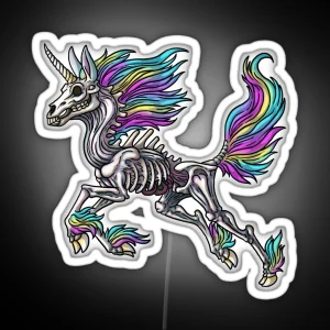 Zombie Unicorn RGB Neon Sign