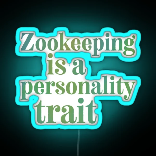 Zookeeper RGB Neon Sign