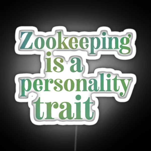 Zookeeper RGB Neon Sign