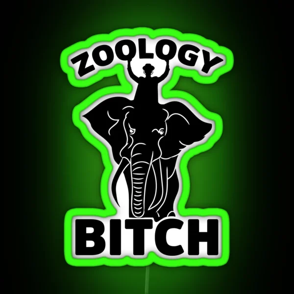 Zoology Bitch RGB Neon Sign