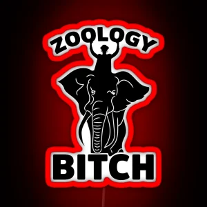 Zoology Bitches RGB Neon Sign