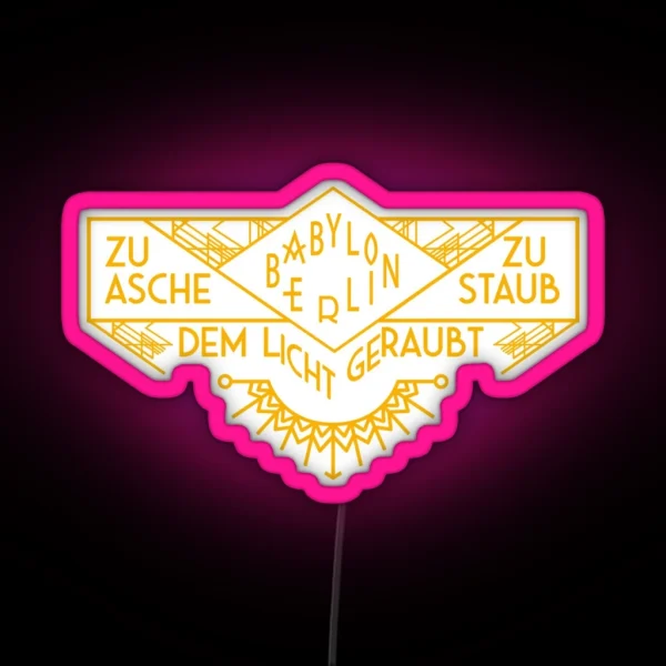 Zu Asche Zu Staub RGB Neon Sign