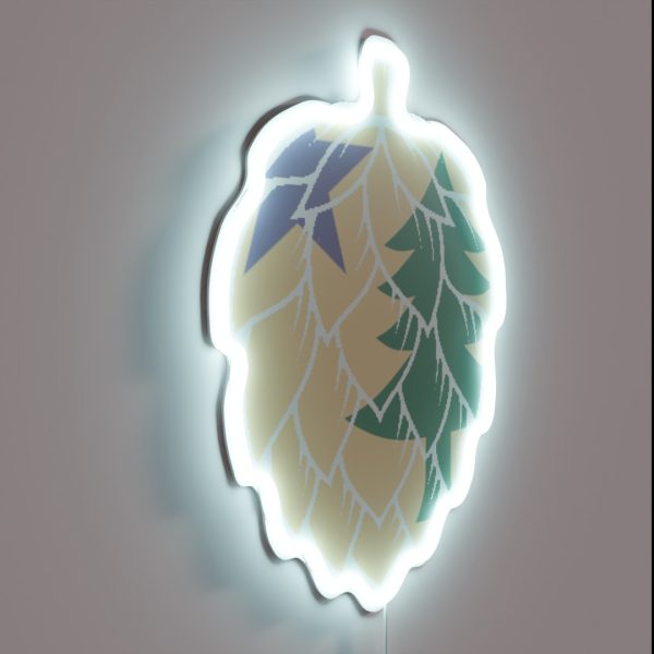 1901 Maine Flag For Hop Heads RGB Neon Sign