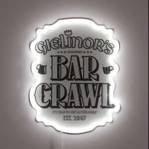 2007scape Bar Crawl OSRS RGB Neon Sign