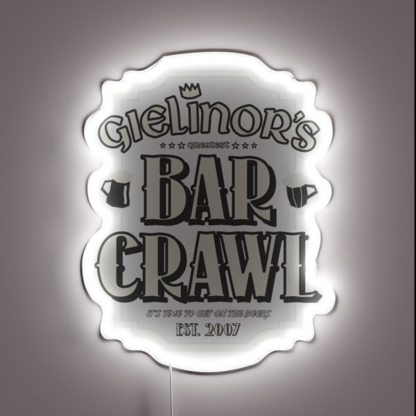 2007scape Bar Crawl OSRS RGB Neon Sign