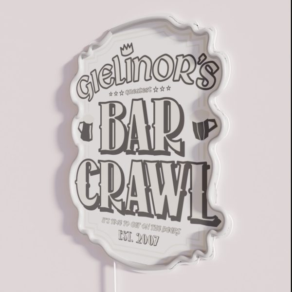 2007scape Bar Crawl OSRS RGB Neon Sign