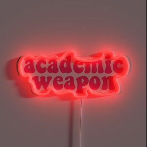 Academic Weapon RGB Neon Sign