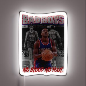 Bad Boy Pistons RGB Neon Sign