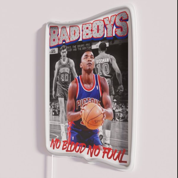 Bad Boy Pistons RGB Neon Sign