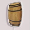 RGB Neon Sign with Wooden Barrel Design for Wine Beer Bars