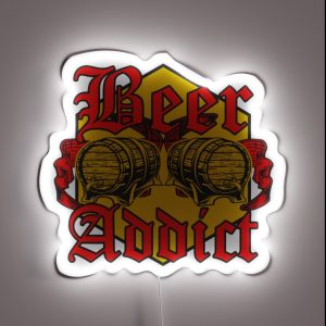 Beer Addict RGB Neon Sign