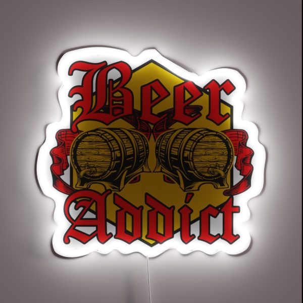 Beer Addict RGB Neon Sign
