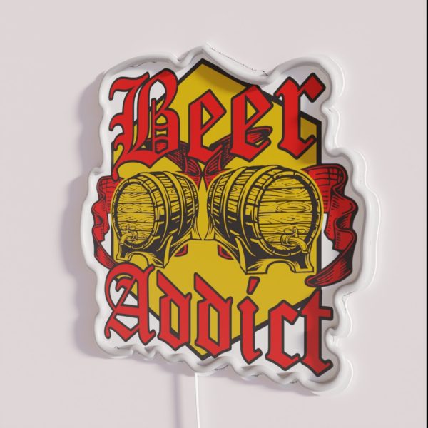 Beer Addict RGB Neon Sign