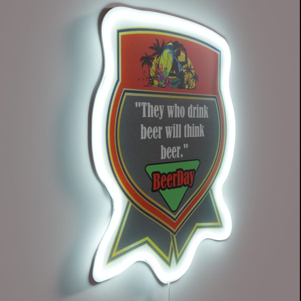 Beer Day RGB Neon Sign