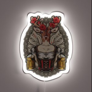 Beer Deer RGB Neon Sign