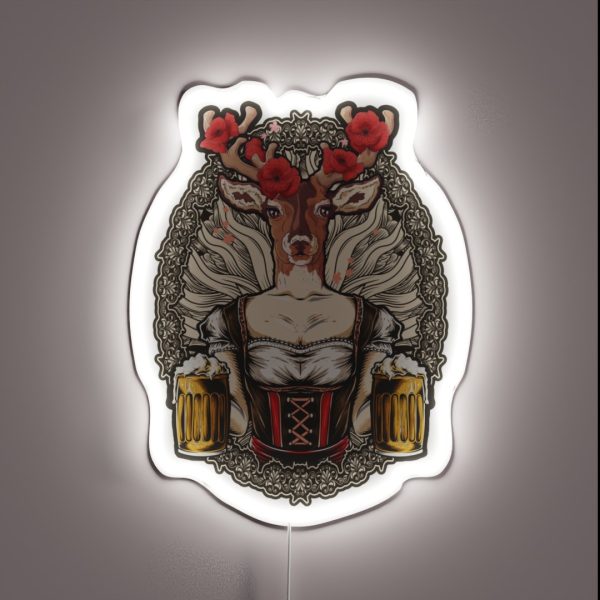 Beer Deer RGB Neon Sign