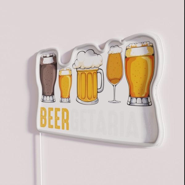 Beer Diet Crafting Fan Drinking Eating Alcohol Lover RGB Neon Sign