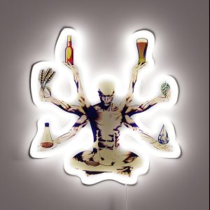 Beer God RGB Neon Sign
