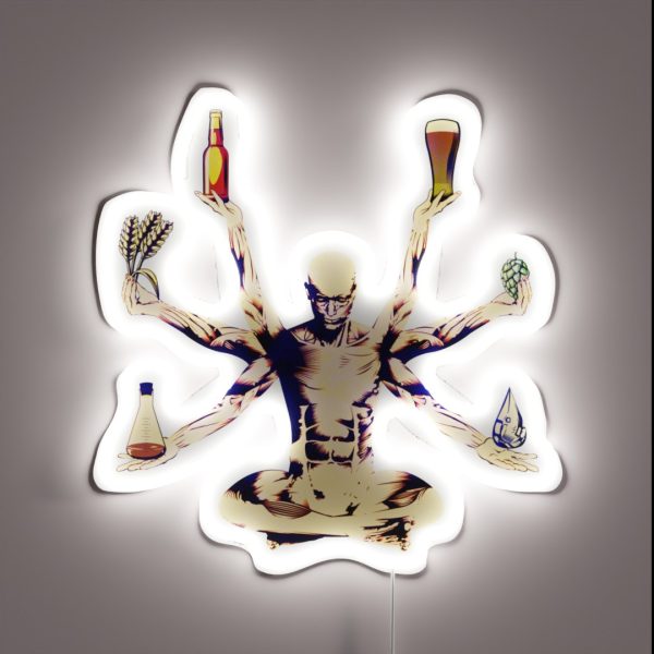Beer God RGB Neon Sign