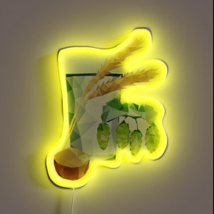 Beer Ingredients RGB Neon Sign