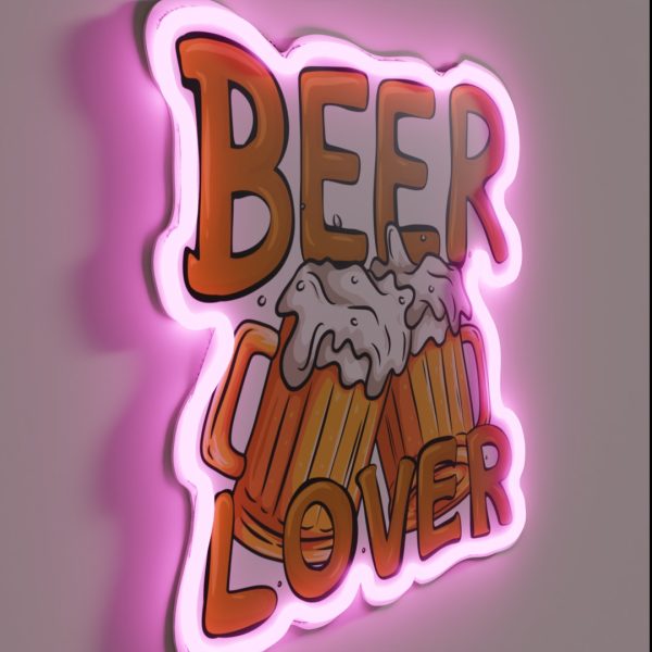 Beer Lover RGB Neon Sign