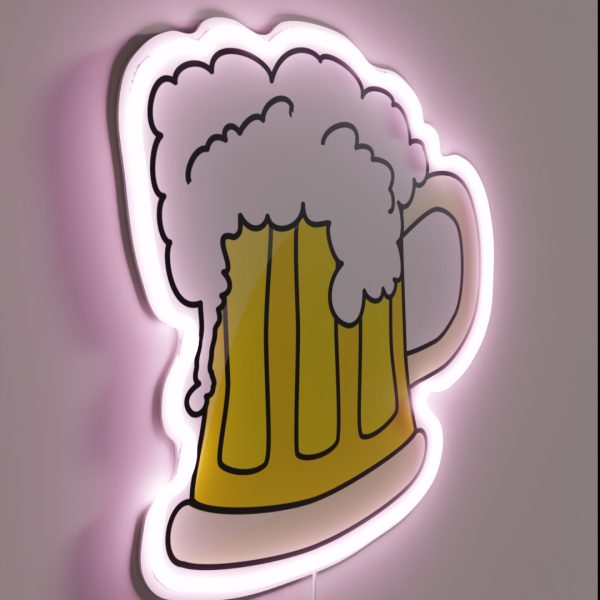 Beer Mug RGB Neon Sign