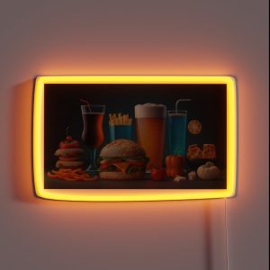 Beer Pairing Generative AI RGB Neon Sign