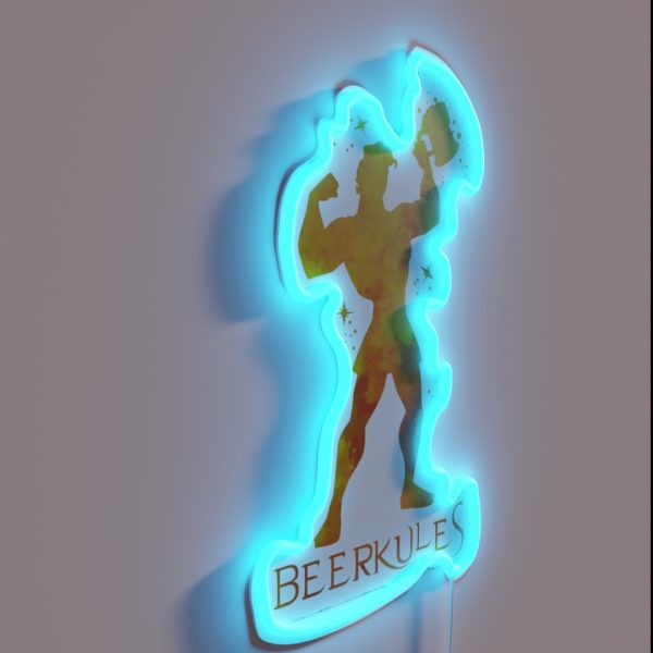Beerkules RGB Neon Sign